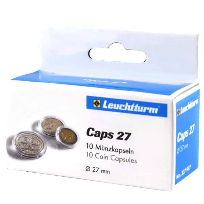27mm - Coin Capsules (pack of 10)