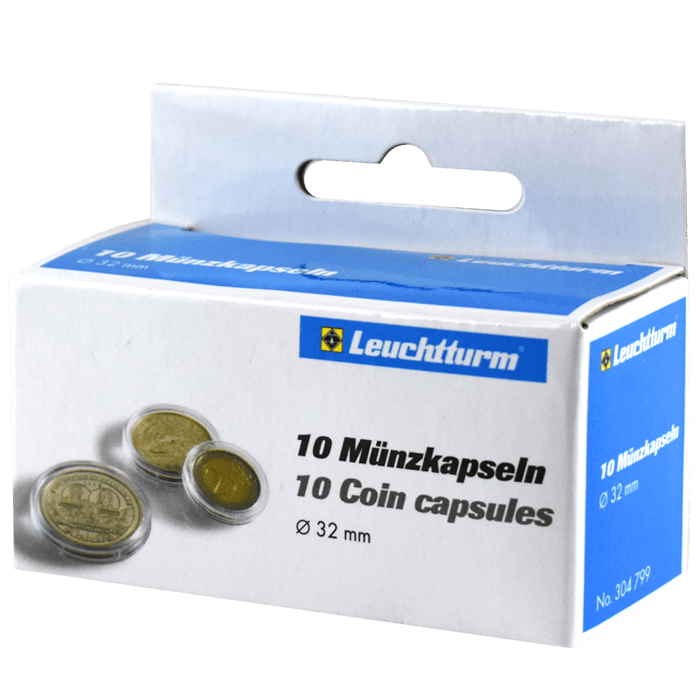 32mm - Coin Capsules (pack of 10)