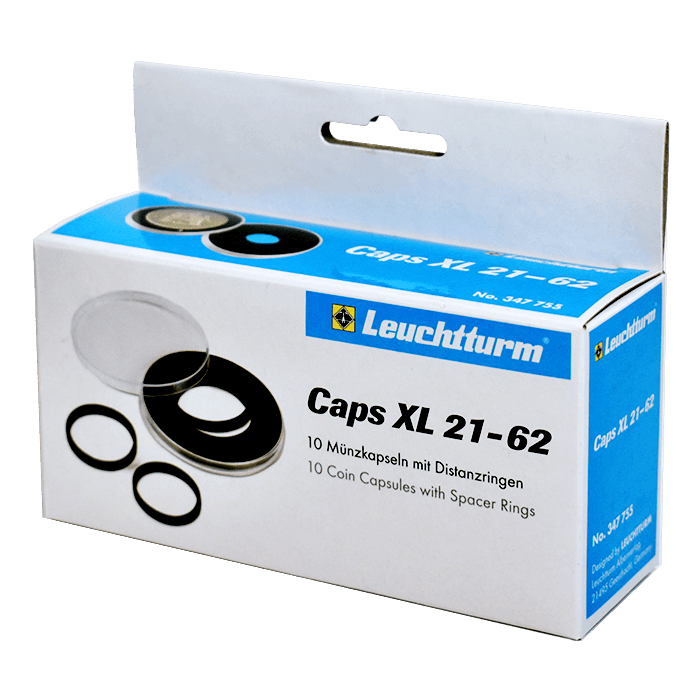 62mm - Coin Capsules (pack of 10) - CAPSXL62