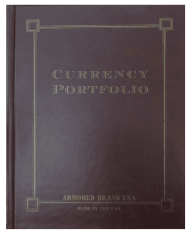 Currency Portfolio- Burgundy