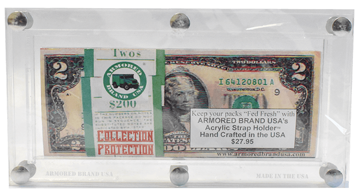 Armored Brand USA Acrylic Bulk Modern Currency Holder