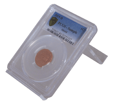 Single Slab Certified Coin Easel Display