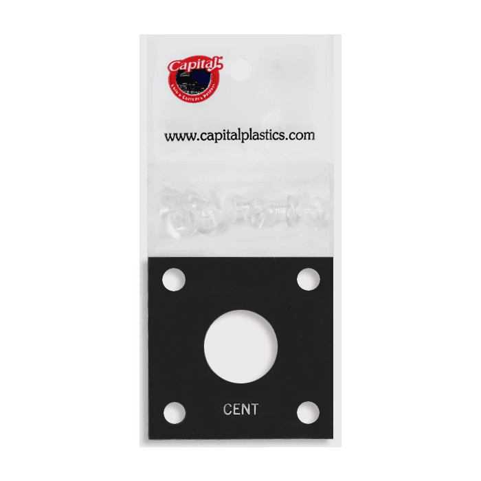 Capital Plastics 144 Coin Holder - Cent