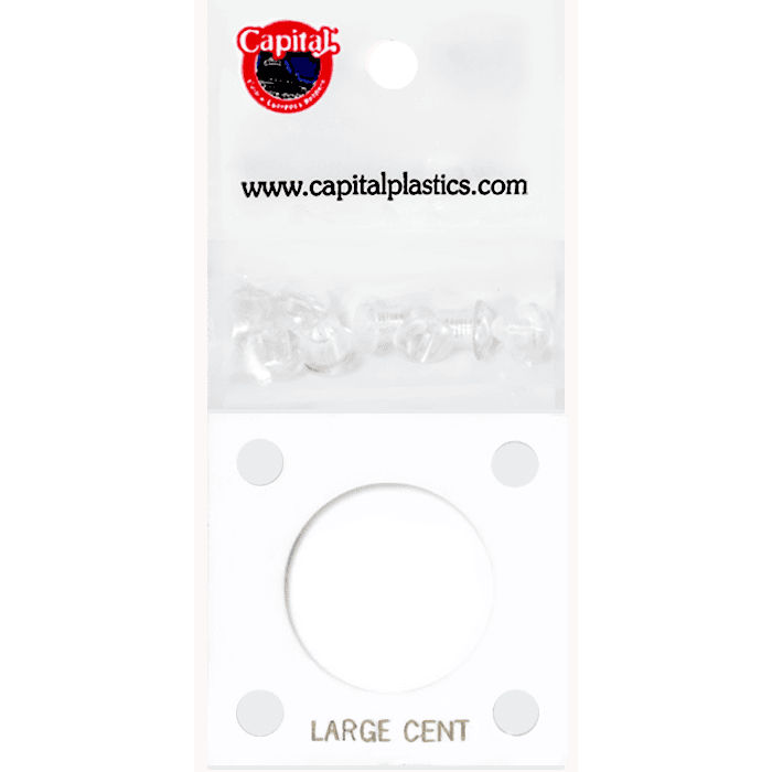 Capital Plastics 144 Coin Holder - Large Cent, 29mm