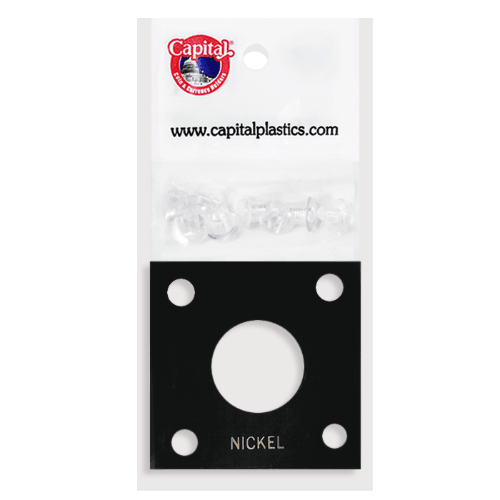 Capital Plastics 144 Coin Holder - Nickel