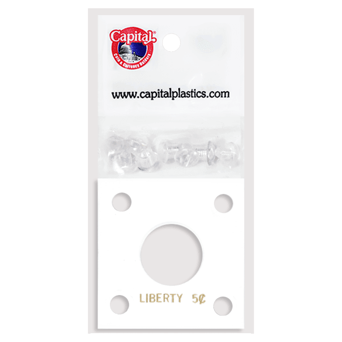 Capital Plastics 144 Coin Holder - Liberty Nickel