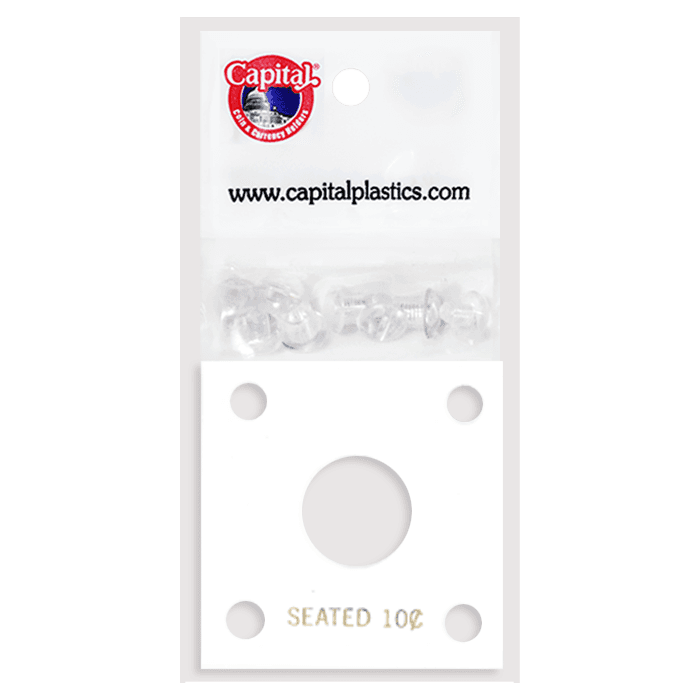 Capital Plastics 144 Coin Holder - Seated Liberty Dime