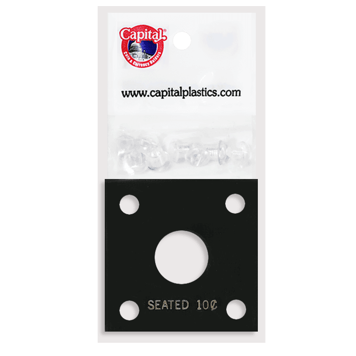 Capital Plastics 144 Coin Holder - Seated Liberty Dime