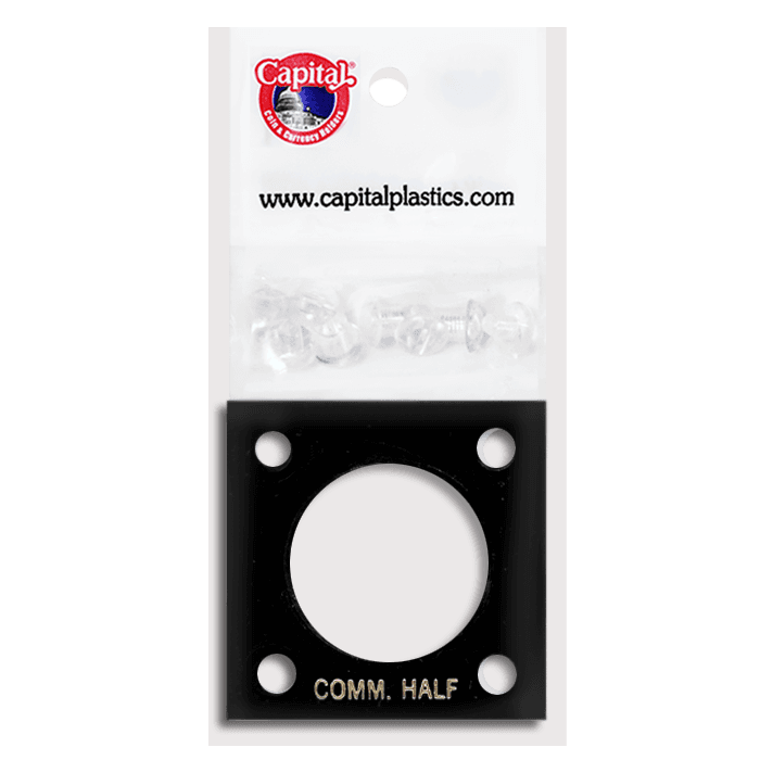 Capital Plastics 144 Coin Holder - Comm Half Dollar