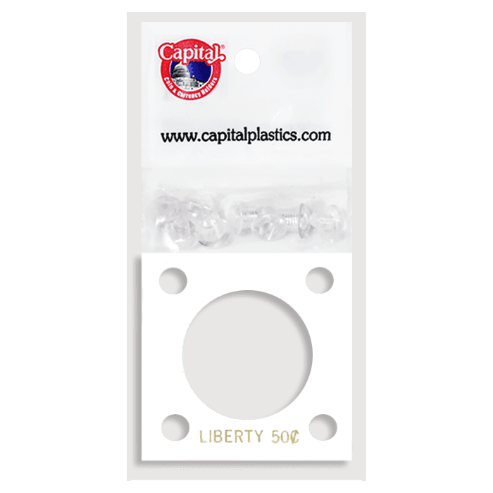 Capital Plastics 144 Coin Holder - Liberty Half Dollar