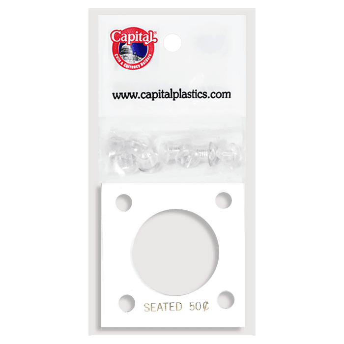 Capital Plastics 144 Coin Holder - Seated Liberty Half Dollar