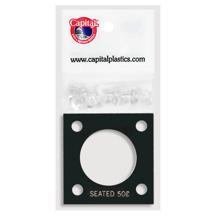 Capital Plastics 144 Coin Holder - Seated Liberty Half Dollar