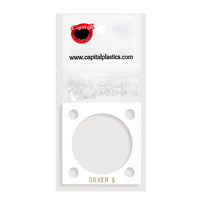 Capital Plastics 144 Coin Holder - Silver $