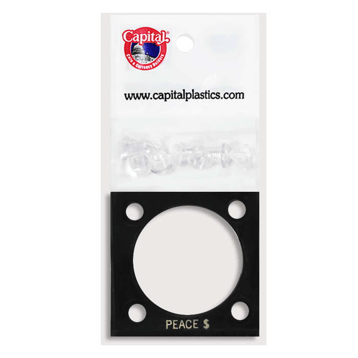 Capital Plastics 144 Coin Holder - Peace $