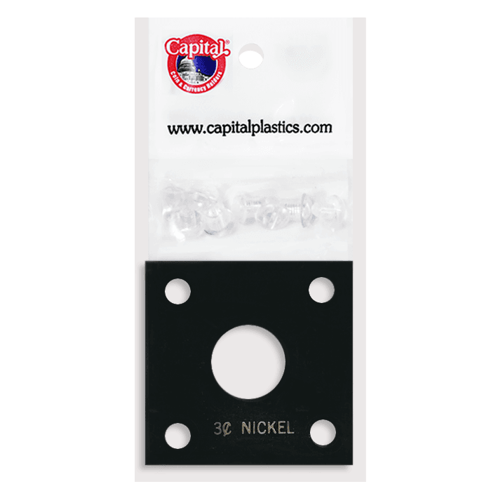 Capital Plastics 144 Coin Holder - 3c Nickel