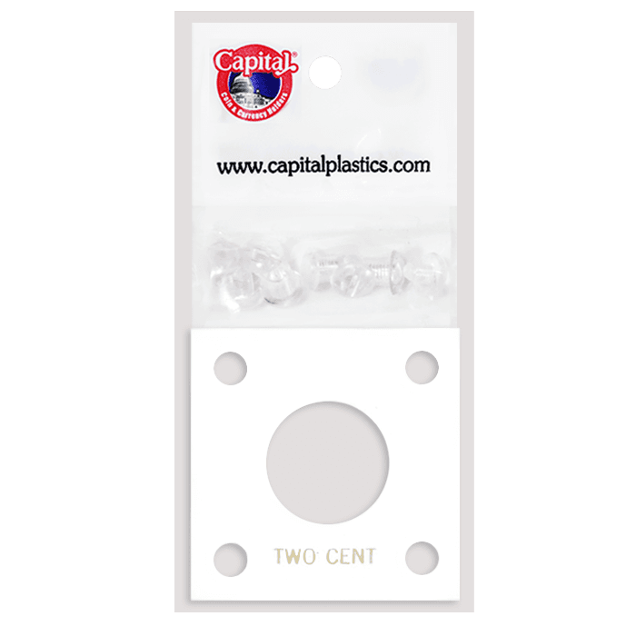 Capital Plastics 144 Coin Holder - Two Cent