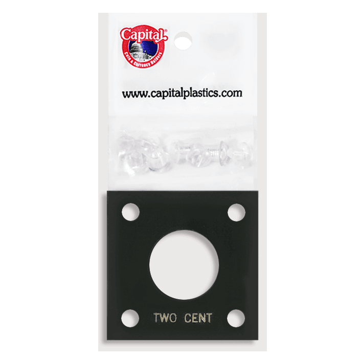 Capital Plastics 144 Coin Holder - Two Cent