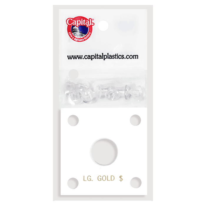 Capital Plastics 144 Coin Holder - Large Gold $ (type 2&3)