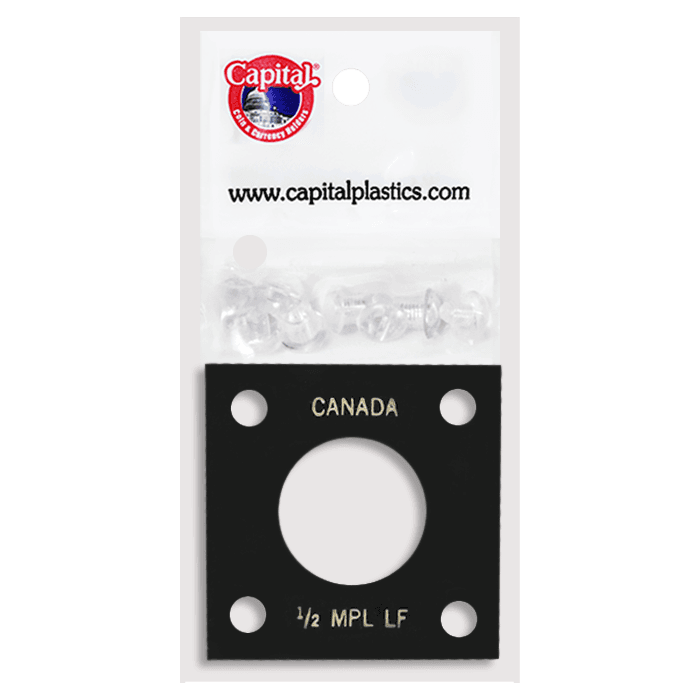 Capital Plastics 144 Coin Holder - 1/2 oz. Maple