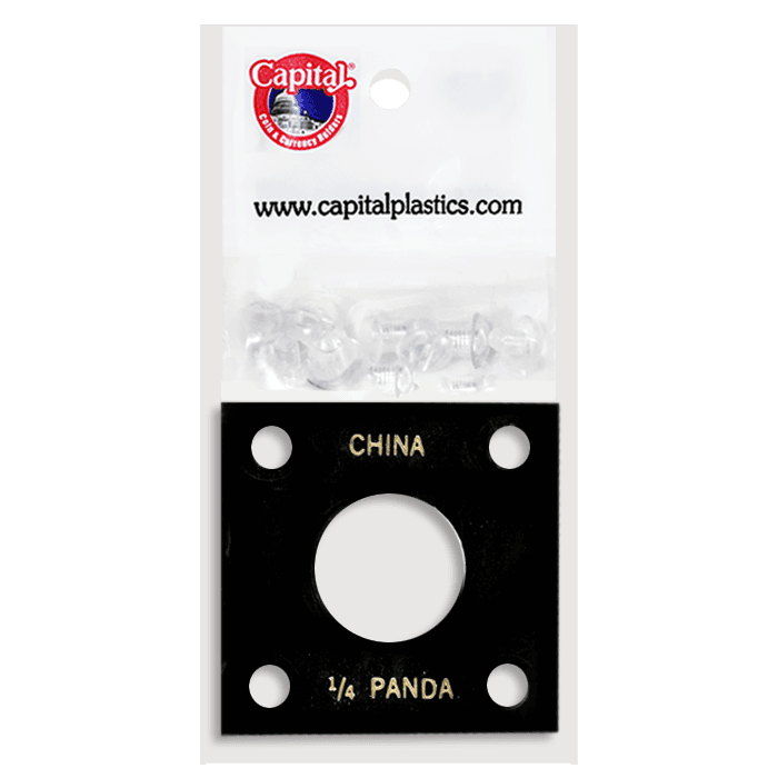 Capital Plastics 144 Coin Holder - 1/4 oz. Panda