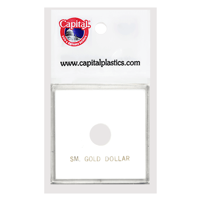 Capital Plastics Krown Coin Holder - Small Gold $ (type 1)