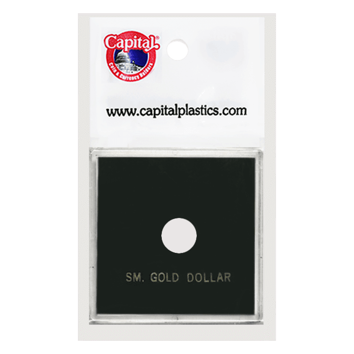 Capital Plastics Krown Coin Holder - Small Gold $ (type 1)