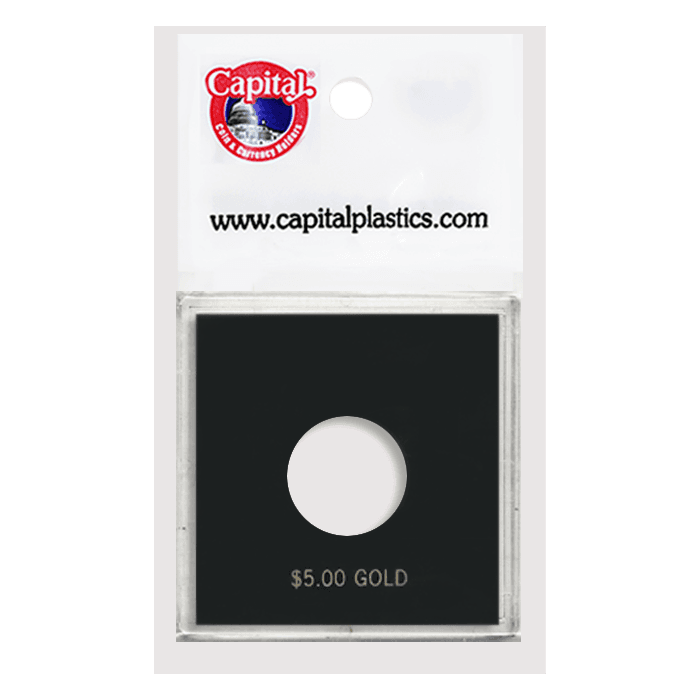 Capital Plastics Krown Coin Holder - $5 Gold (22mm)