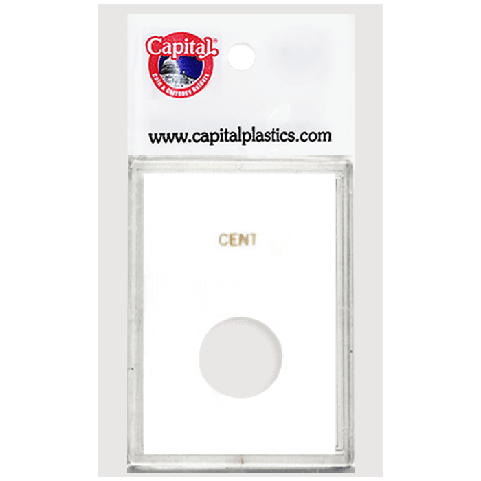 Capital Plastics Caps Coin Holder - Cent