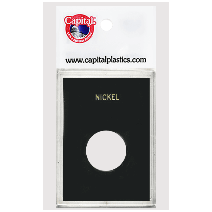 Capital Plastics Caps Coin Holder - Nickel