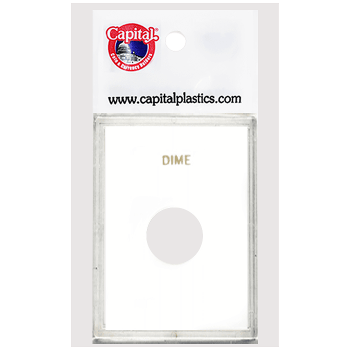 Capital Plastics Caps Coin Holder - Dime