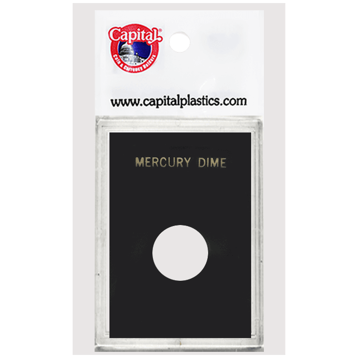 Capital Plastics Caps Coin Holder - Mercury Dime