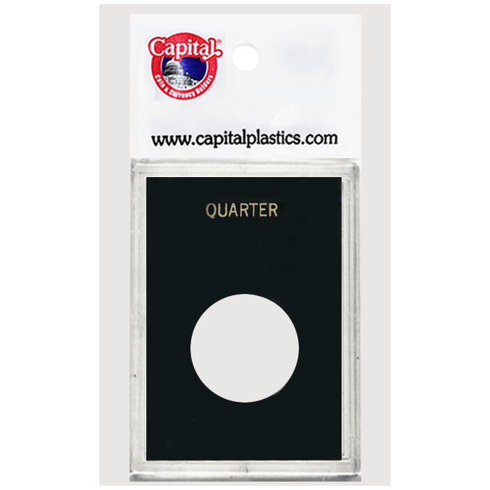 Capital Plastics Caps Coin Holder - Quarter