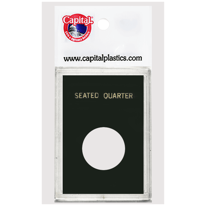 Capital Plastics Caps Coin Holder - Seated Liberty Quarter