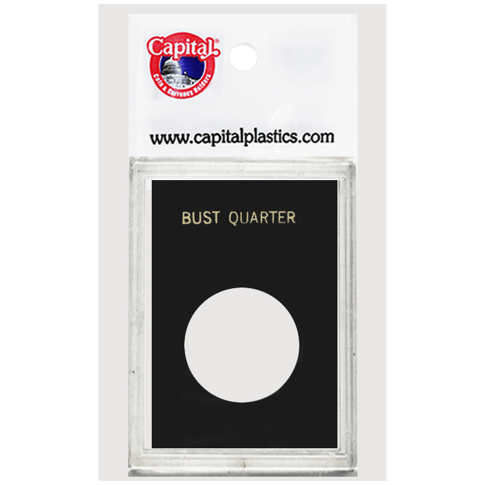 Capital Plastics Caps Coin Holder - Bust Quarter
