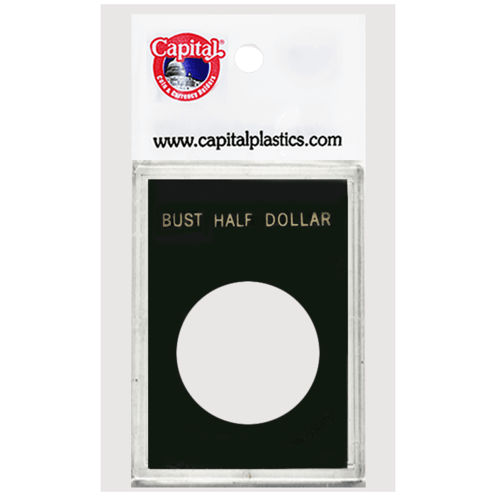 Capital Plastics Caps Coin Holder - Bust Half Dollar