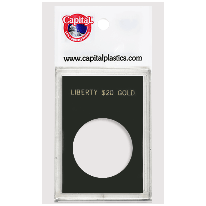 Capital Plastics Caps Coin Holder - Liberty $20 Gold