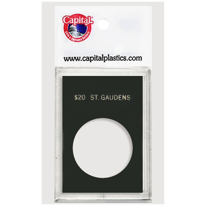 Capital Plastics Caps Coin Holder - St. Gaudens $20