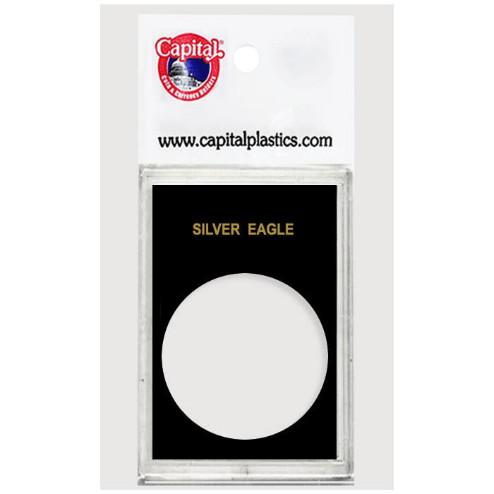Capital Plastics Caps Coin Holder - 1 oz. Silver Eagle