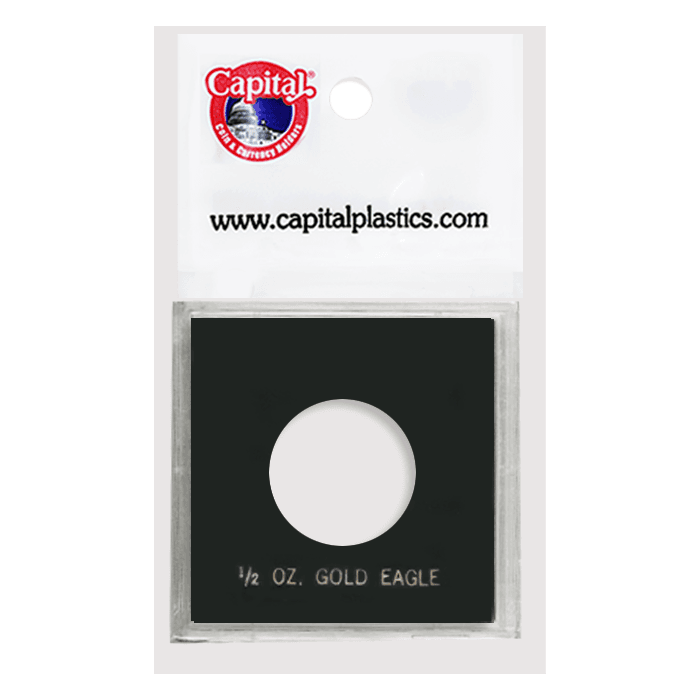 Capital Plastics Caps Coin Holder - 1/2 oz. Eagle