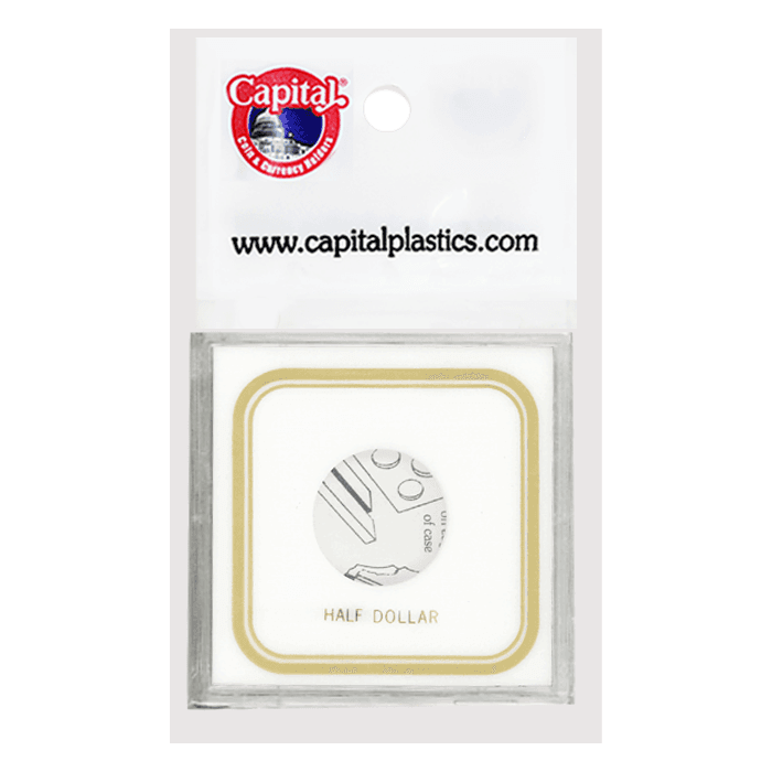 Capital Plastics VPX Coin Holder - Half Dollar