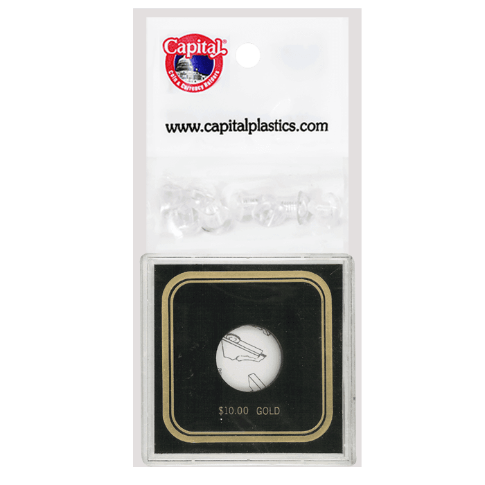 Capital Plastics VPX Coin Holder - $10.00 Gold
