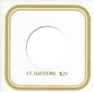 Capital Plastics VPX Coin Holder - St. Gaudens $20