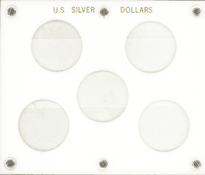 U.S. Silver Dollars - NO OTHER PRINT