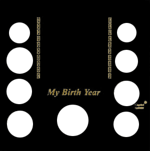 My Birth Year (.5, 5 quarters, .10, .05, .01)