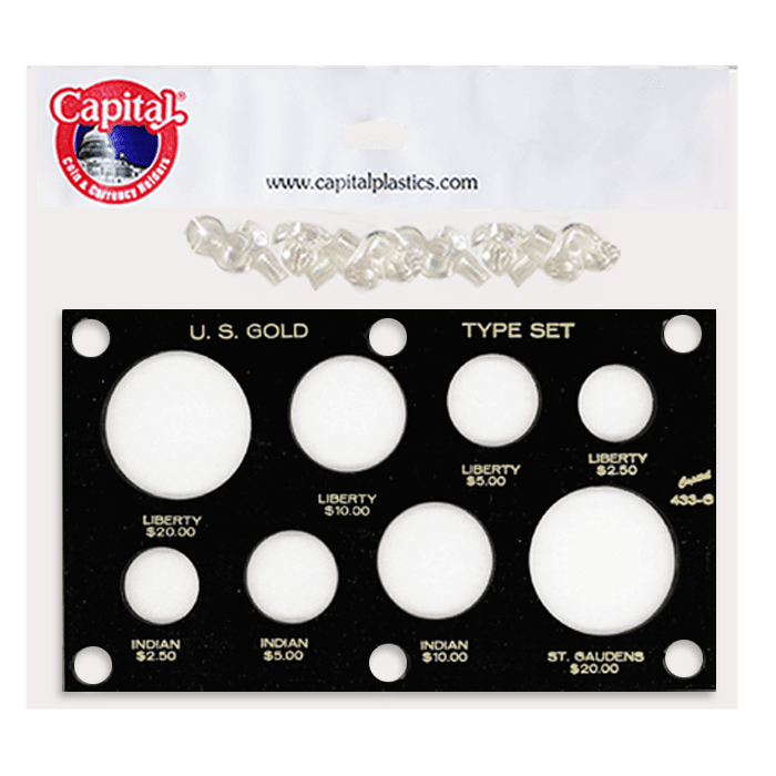 Gold Type Set Lib. 20, 10, 5, 2.50