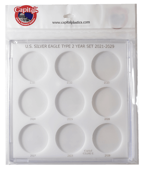 U.S. Silver Eagle Year Set 2021 Type 2 - 2029