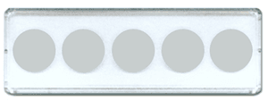 Whitman 2x6 Nickel Strip 5 Hole - (25 pack)