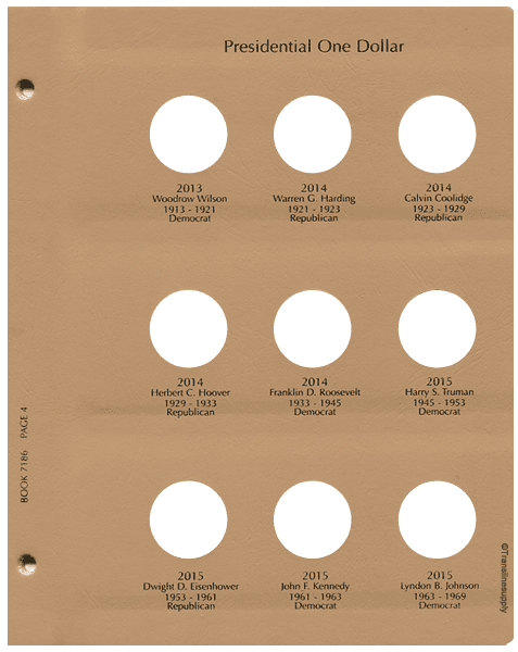 Presidential Dollars 2007-2015 Date Set - alternate view 4