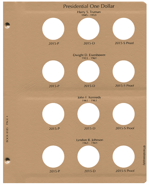 Presidential Coins 2012 - Vol 2, P&D with proof - alternate view 4