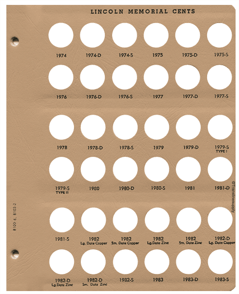 Lincoln Memorial - Cents 1959 to 2009 with proof - alternate view 2